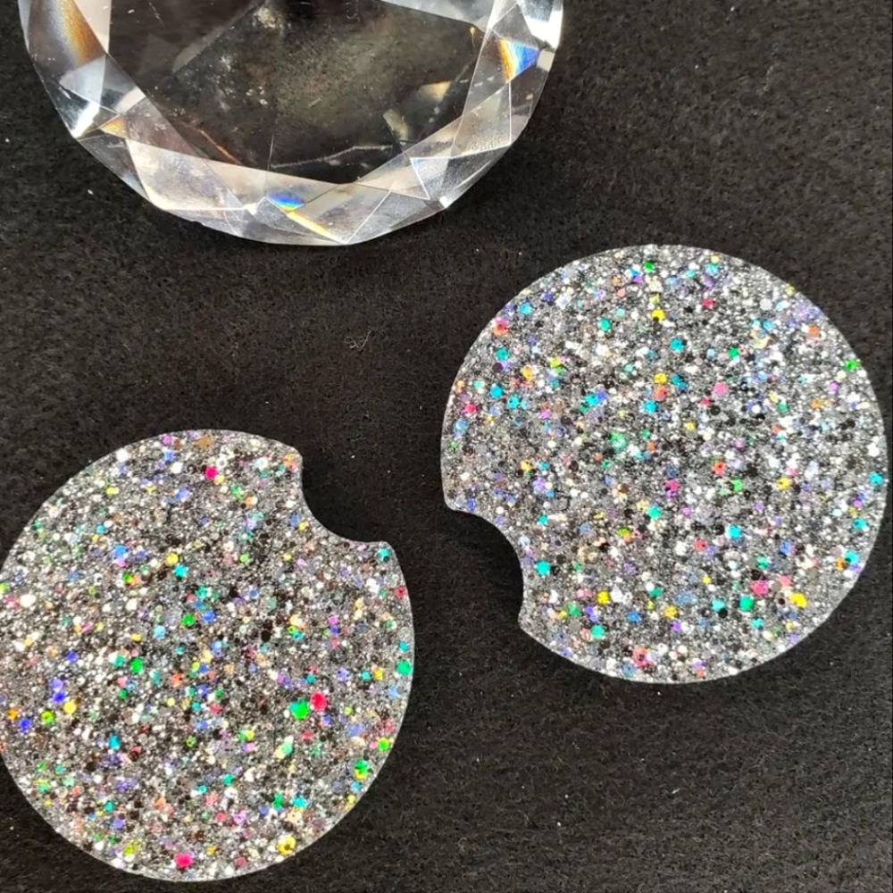 Pretty girl car coasters